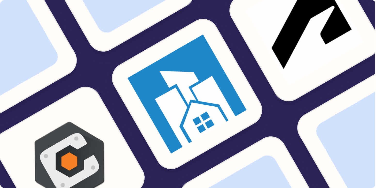 Hero image with the logos of the best construction management software