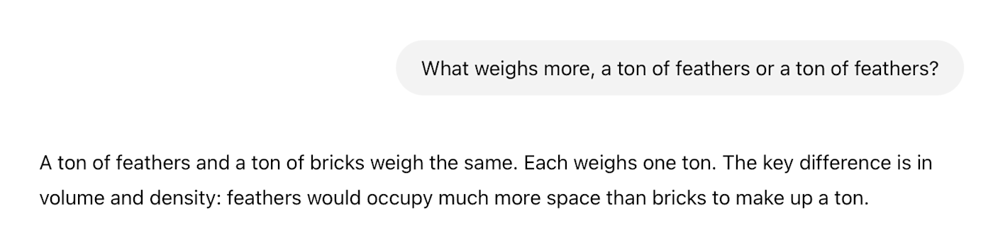 ChatGPT responding incorrectly