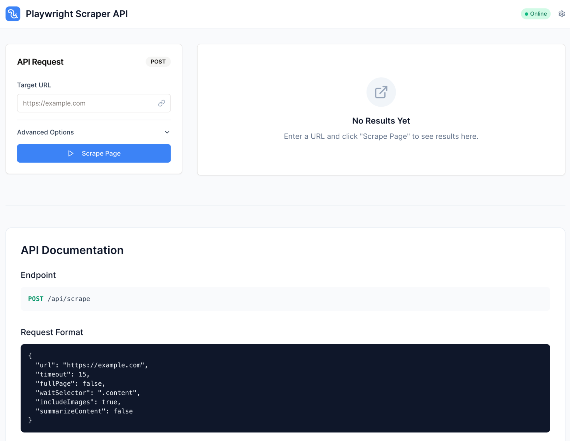 Maddy's web scraper