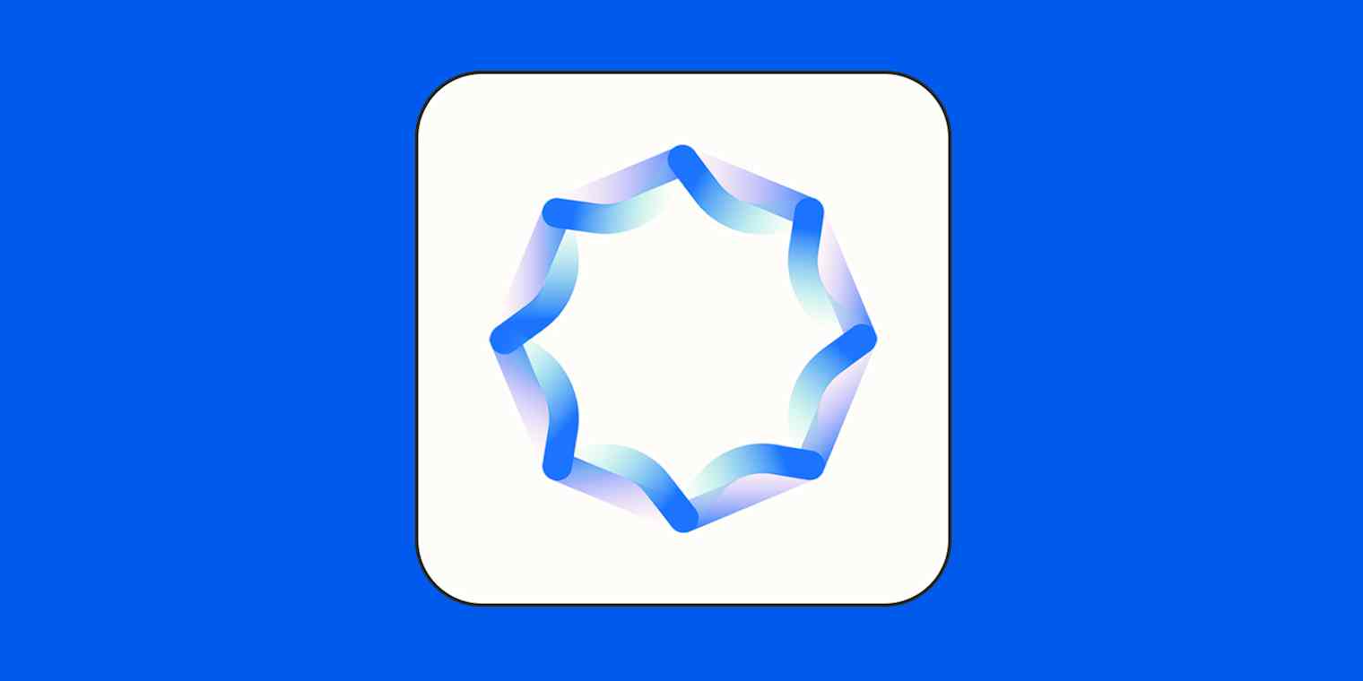 A hero image with the logo of Synthesia