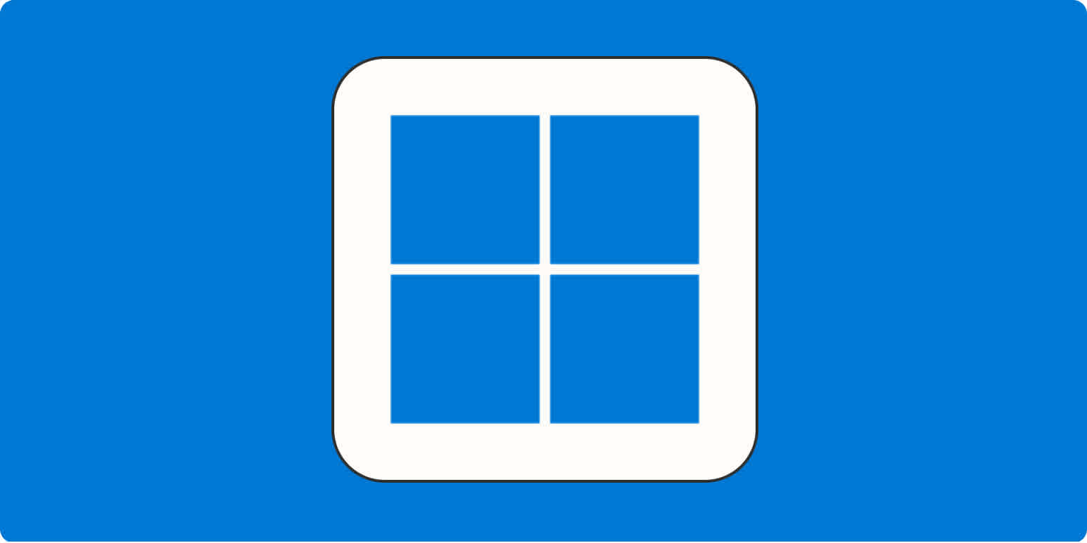 Logo A hero image with the Windows