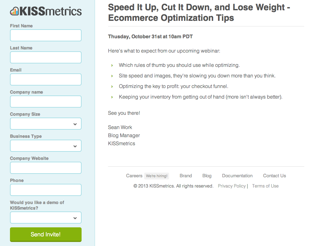 Landing Page