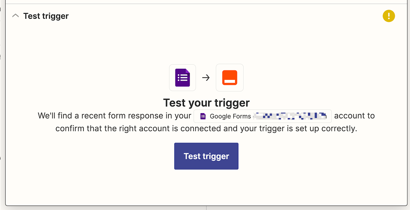 The Google Forms logo connected to the Salesforce logo with an arrow. 