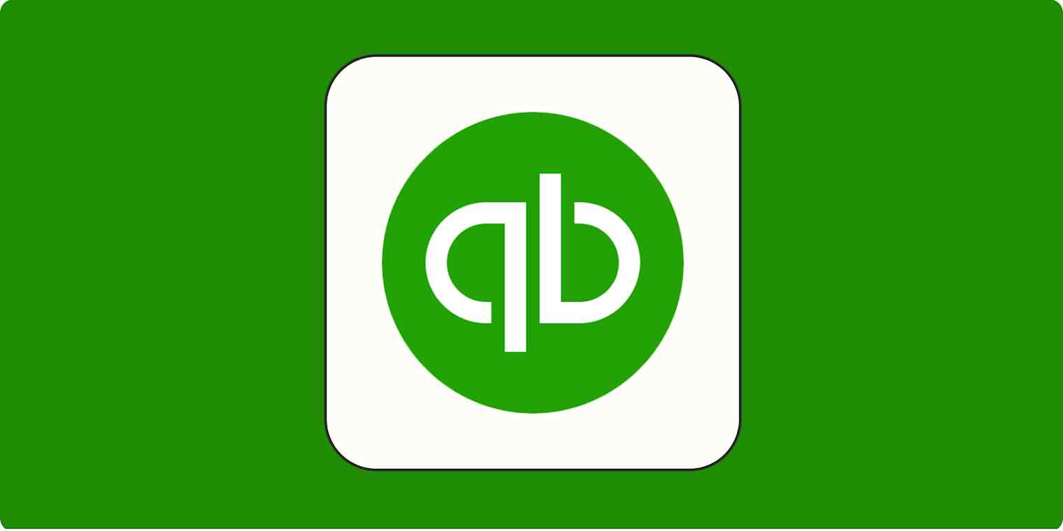 Hero image with the logo of QuickBooks