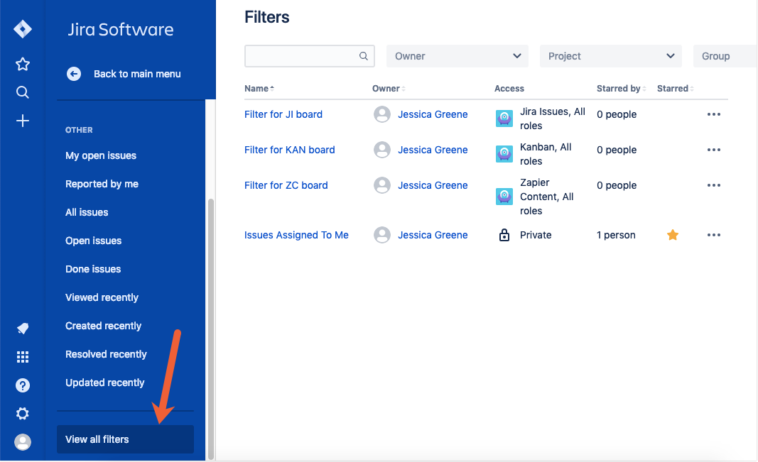 How to Create a Filter in Jira