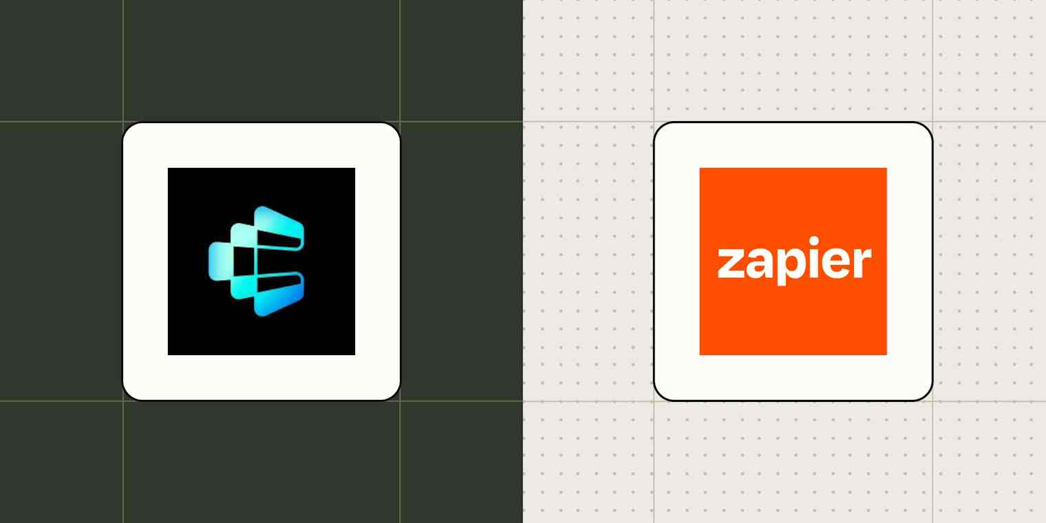 Hero image with the Composio and Zapier logos