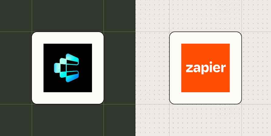 Hero image with the Composio and Zapier logos