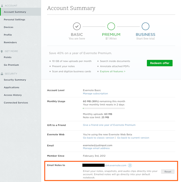 How to Email to Evernote