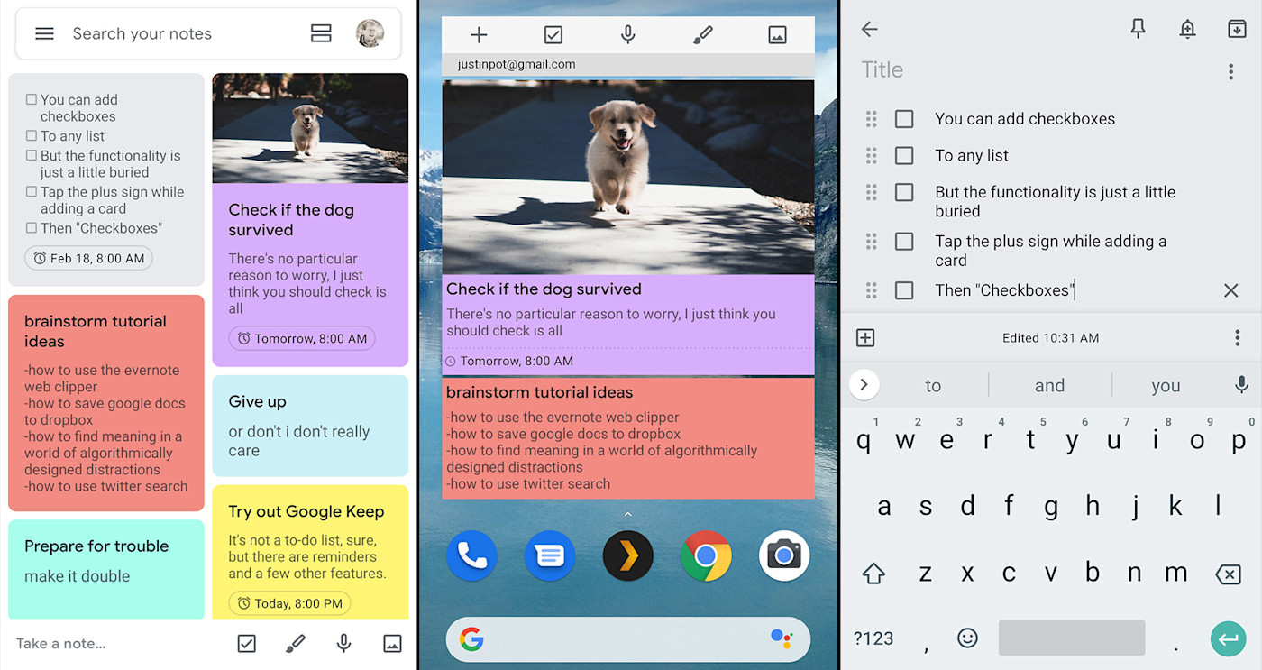 Google Keep for Android