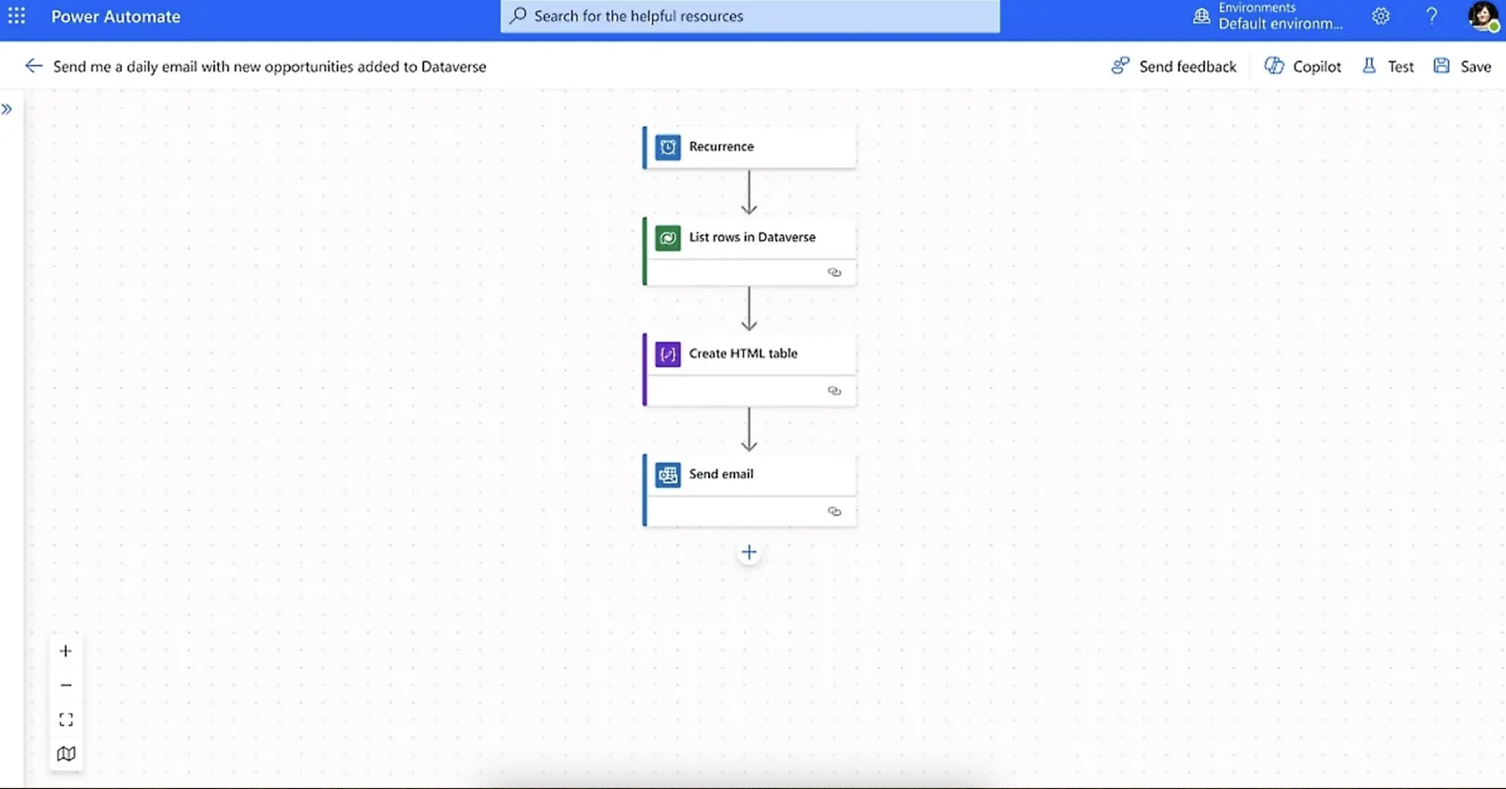 A screenshot of the Microsoft Power Automate interface.