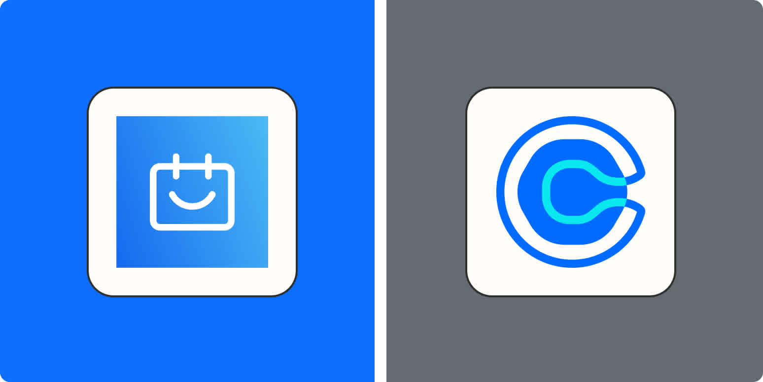 Hero image with the logos of TidyCal and Calendly