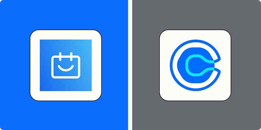 Hero image with the logos of TidyCal and Calendly