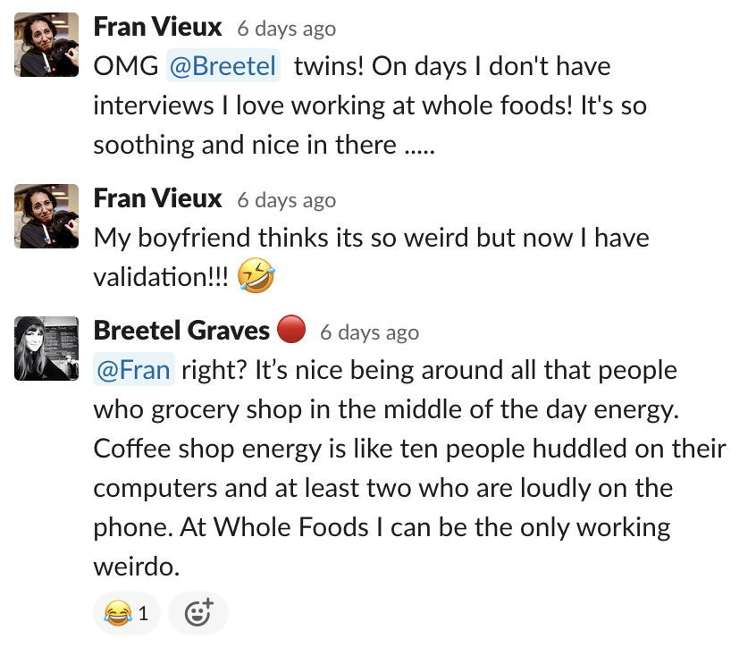 Fran: OMG Breetel twins! On days I don