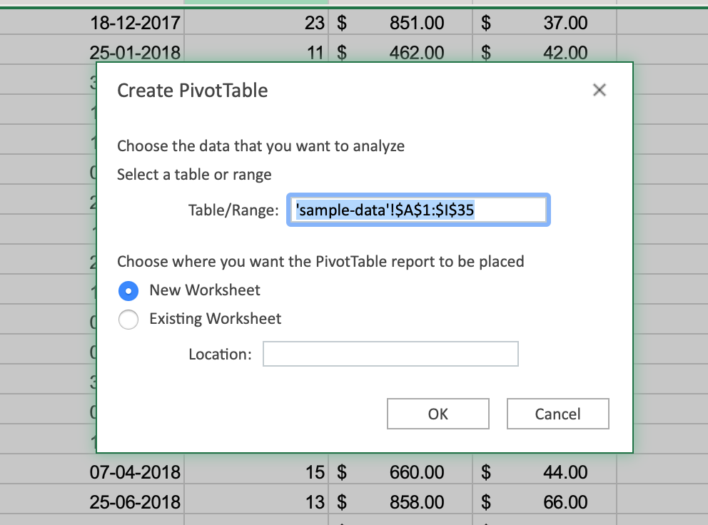 How to Create a Pivot Table in Excel Online