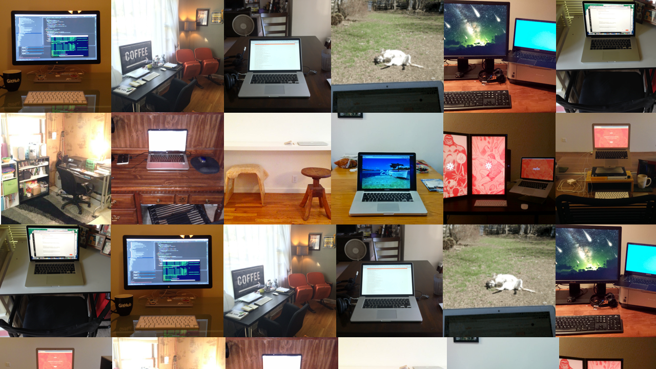 Home offices collage