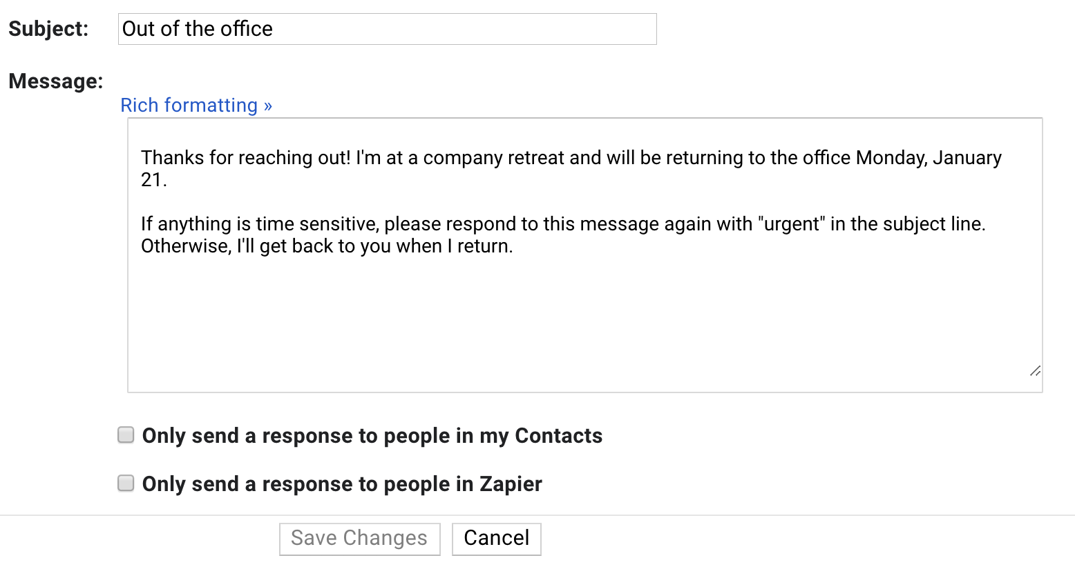 How To Set An Out Of Office Message In Gmail