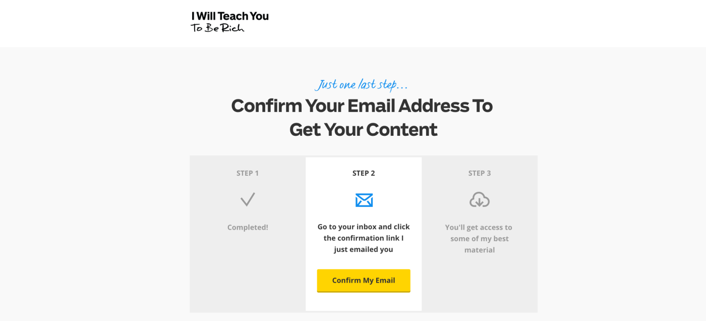 Double opt-in email addresses