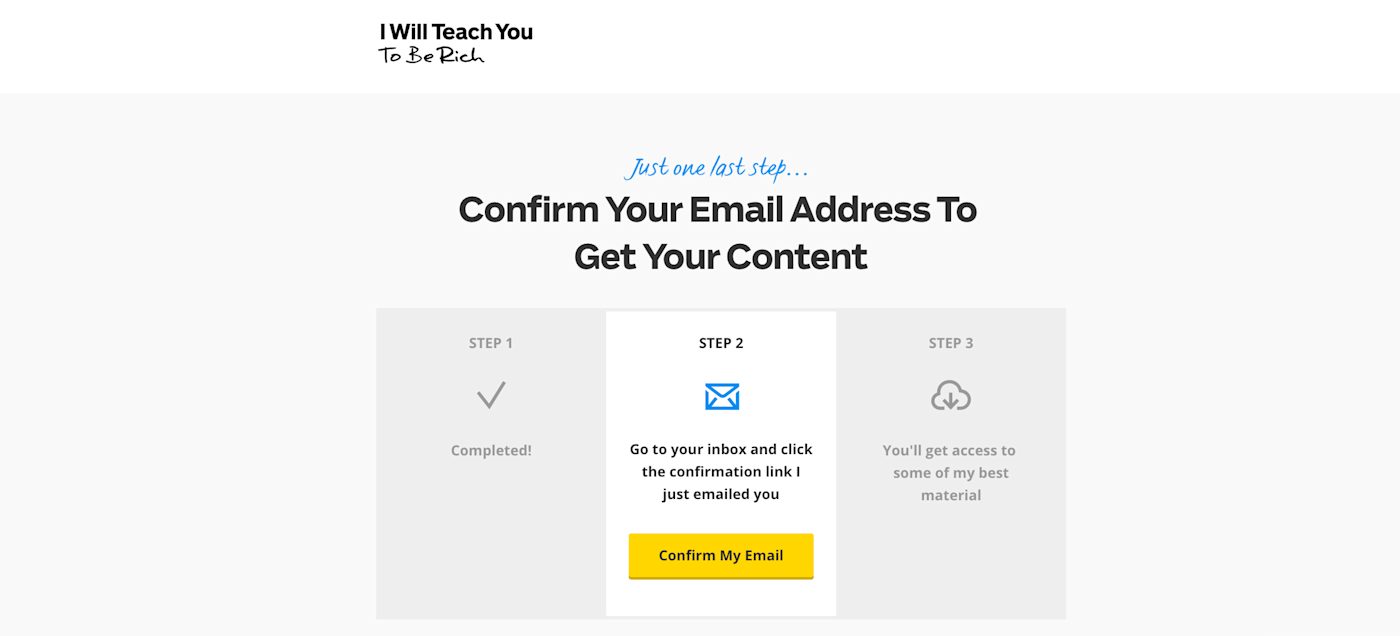 Double opt-in email addresses