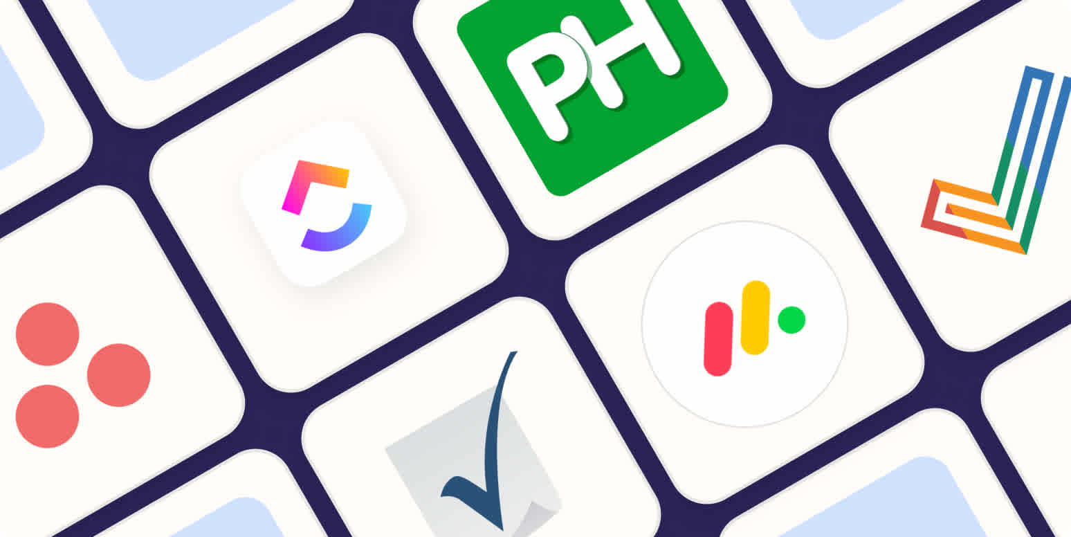 Hero image with the logos of the best enterprise project management software