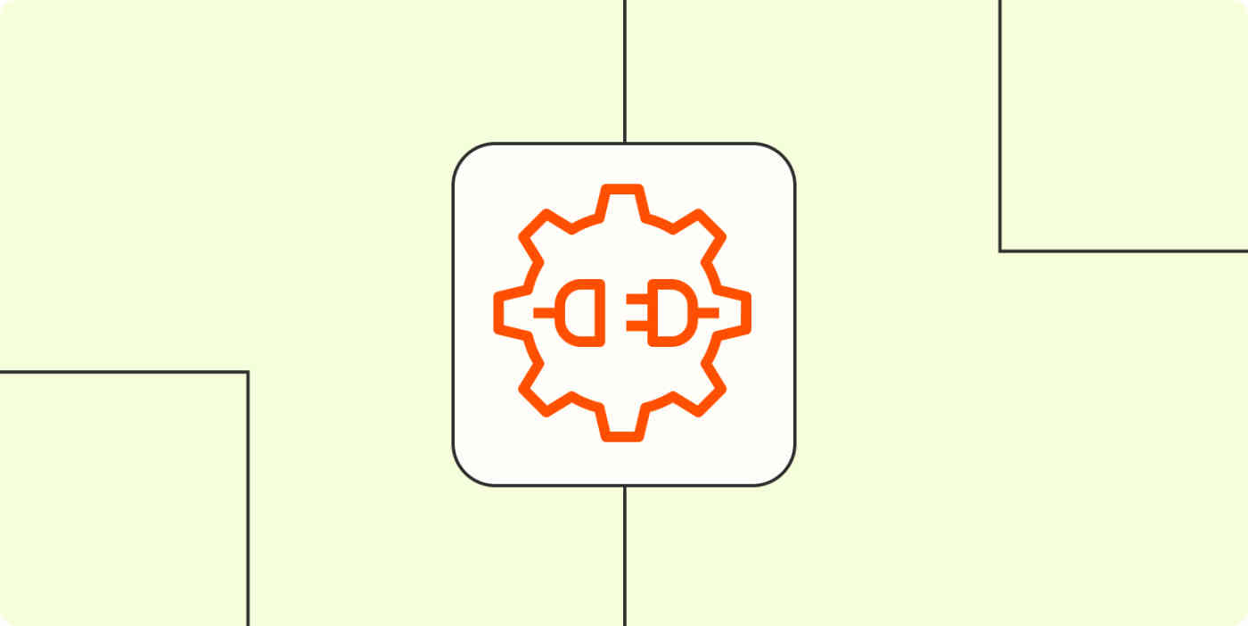 Hero image with an icon representing an API