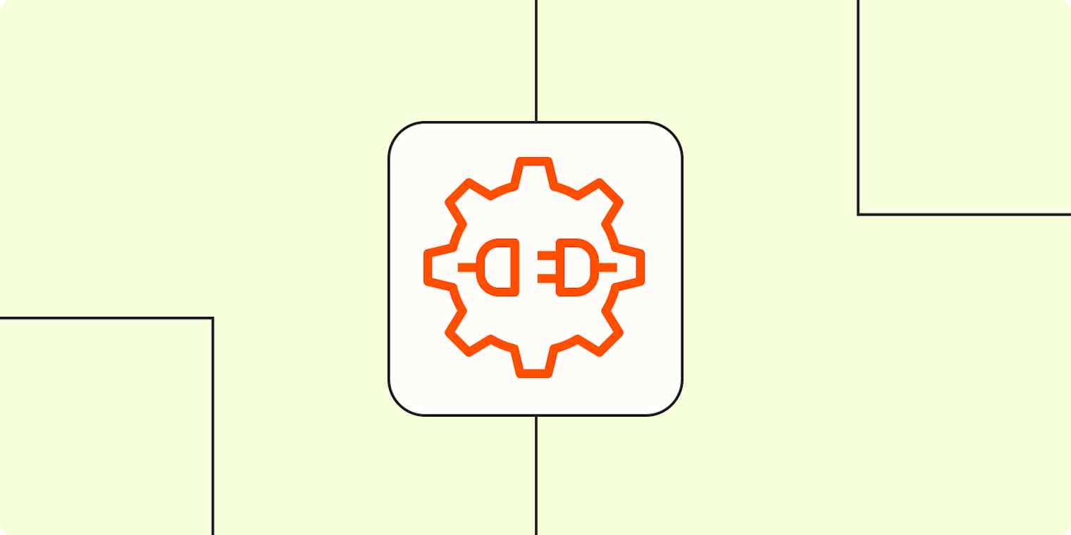 Hero image with an icon representing an API