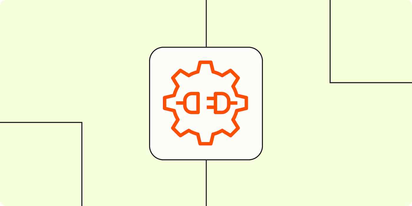 Hero image with an icon representing an API