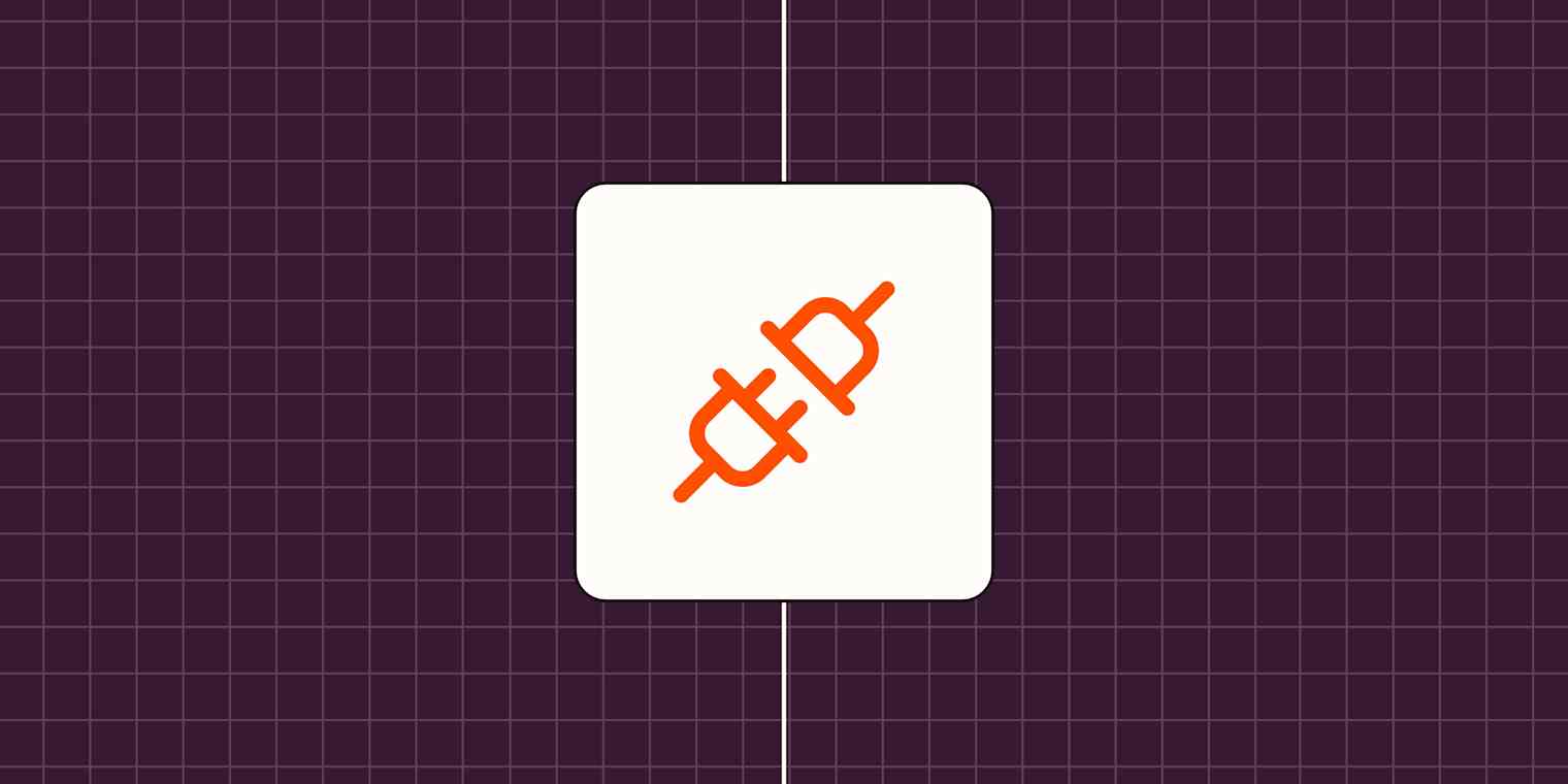 Hero image with an icon representing an API