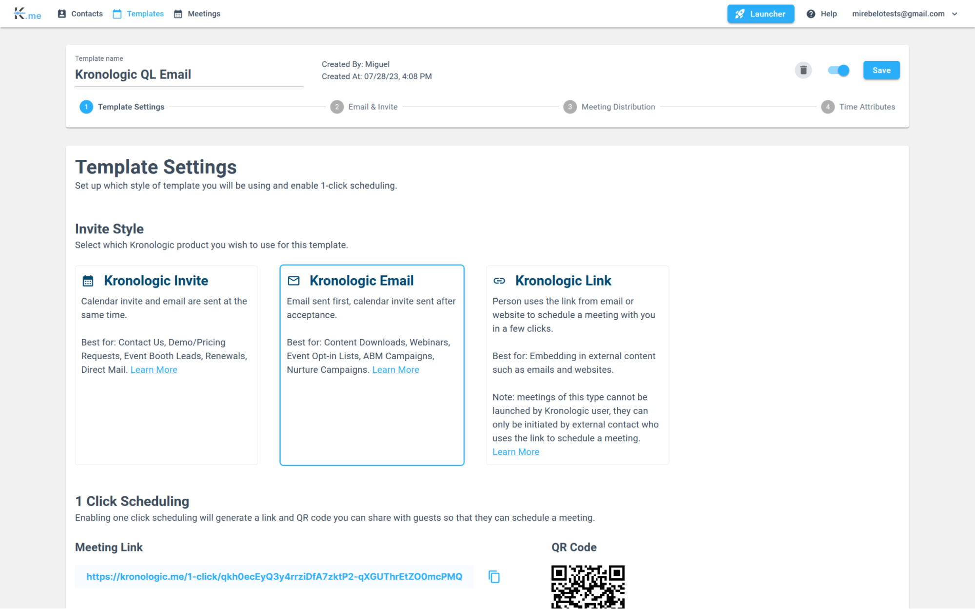 Kronologic, nossa escolha para o melhor assistente de agendamento de IA para acompanhamento de leads