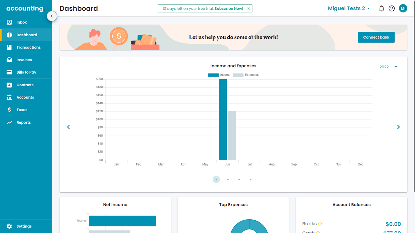 TrulySmall Accounting, our pick for the best self-employed accounting software for receipt capture