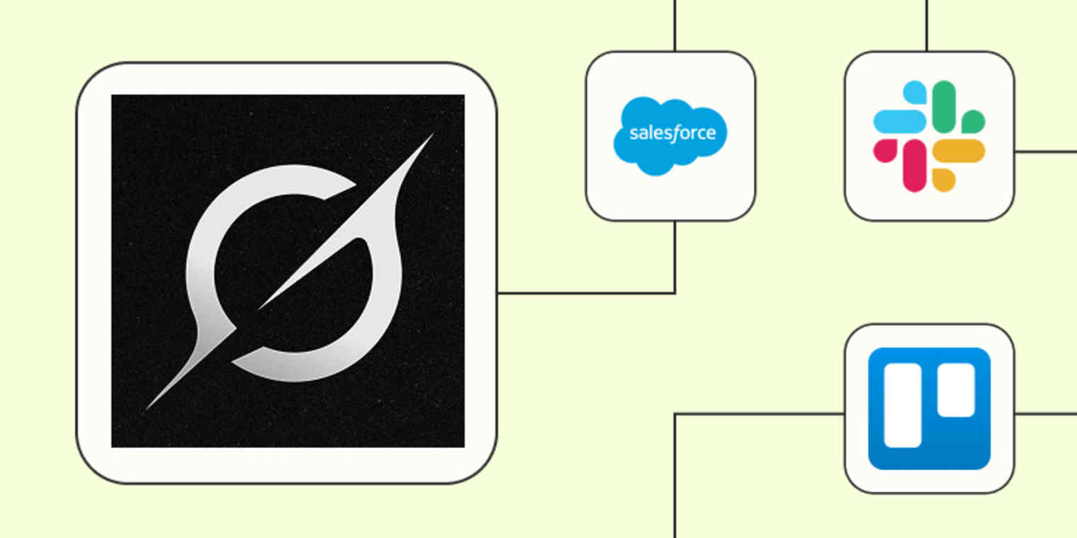 A hero image of the Grok app logo connected to other app logos on a light yellow background.