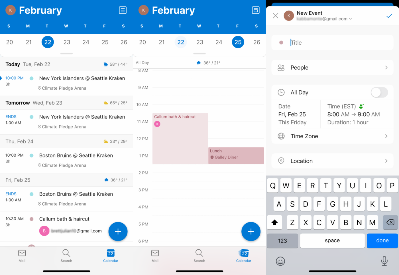 Microsoft Outlook Calendar, our pick for the best iPhone calendar for keeping your work email and calendar in one place