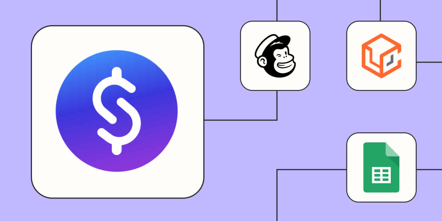 A hero image of the Stan app logo connected to other app logos on a mustard background.