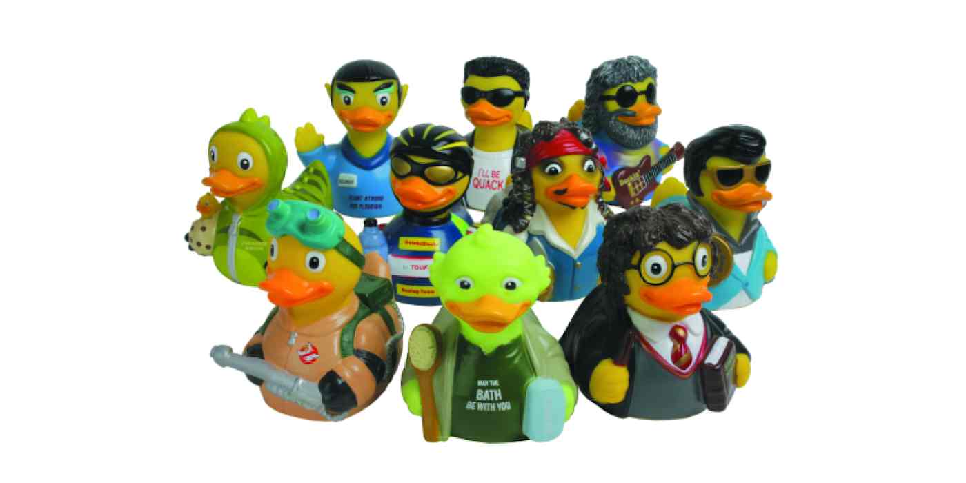 Hero image of ten CelebriDucks 