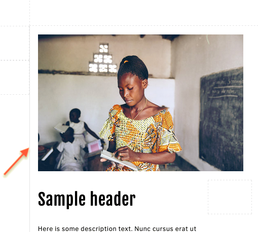 Resizing an image