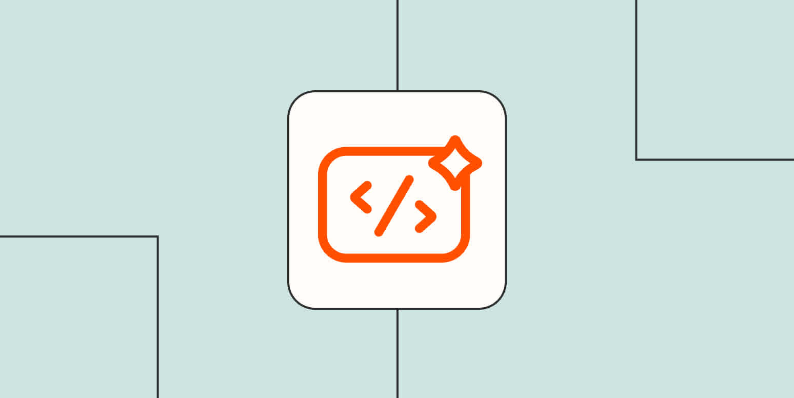 Hero image with an icon representing vibe coding
