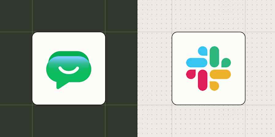 Hero image with the logos of Google Chat and Slack