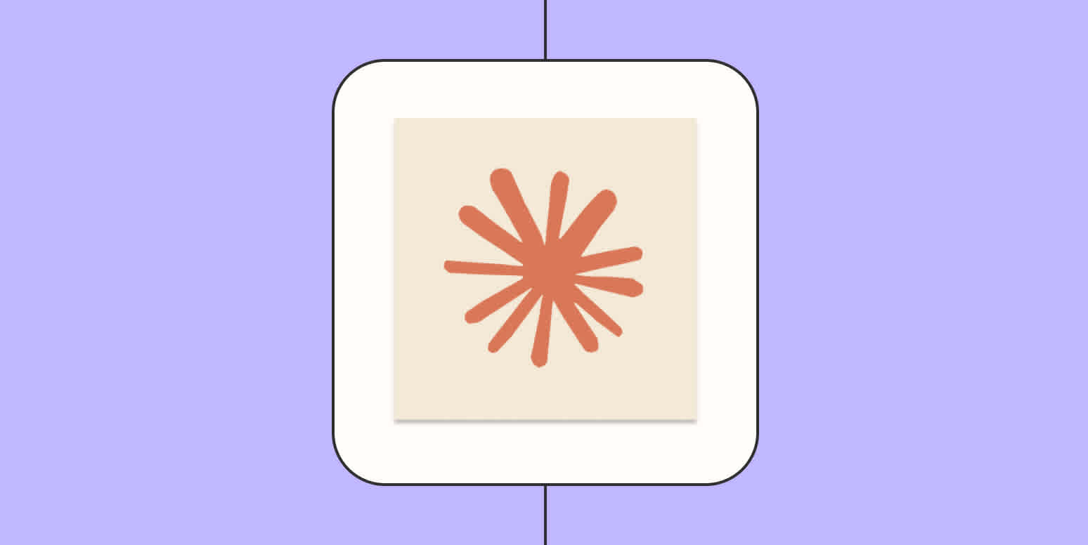 A hero image of the Claude logo