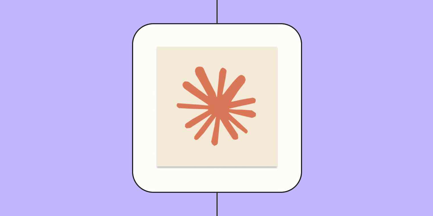 A hero image of the Claude logo