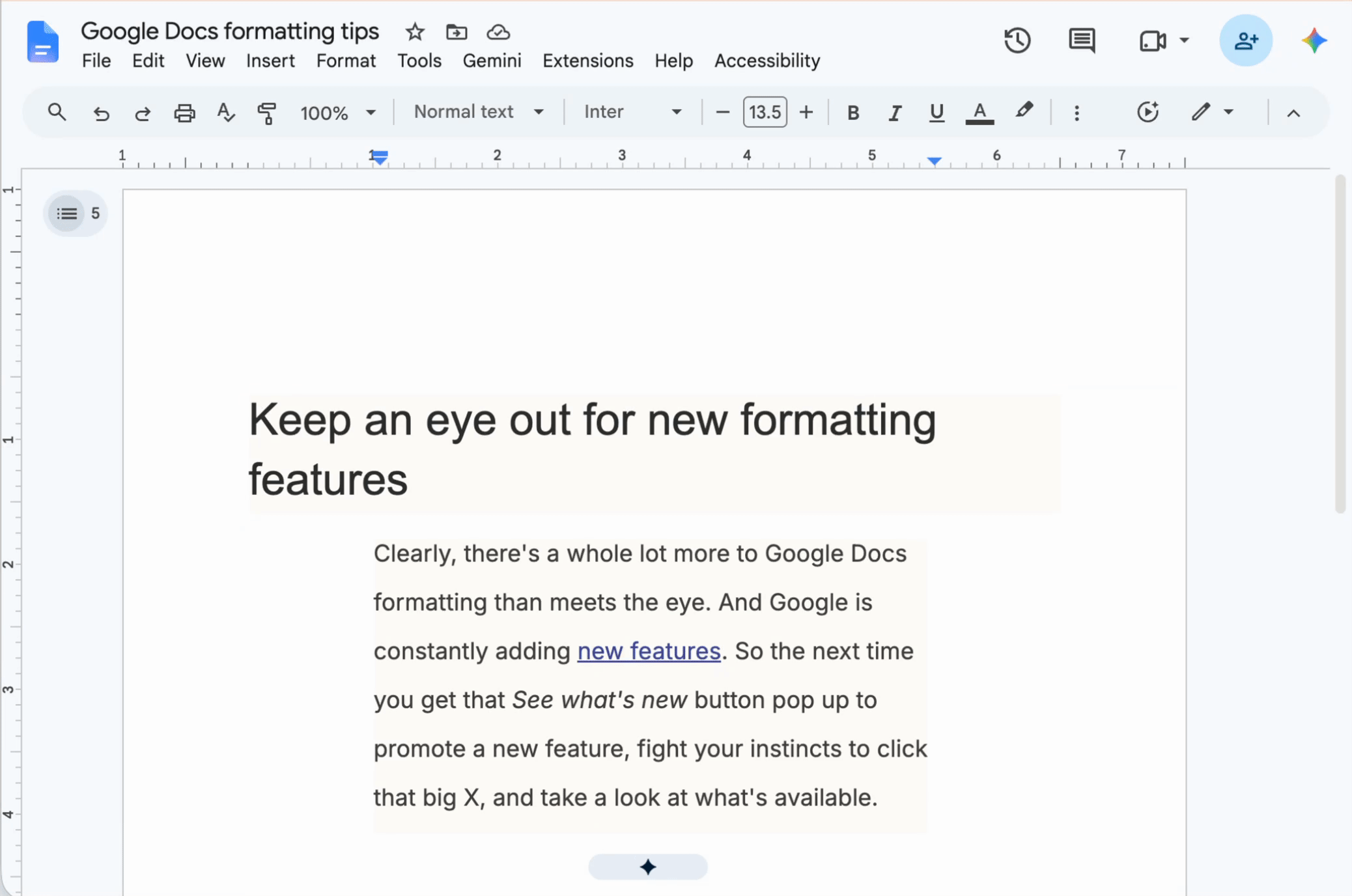 Comment modifier la hauteur dans Google Docs à l’aide de la règle.