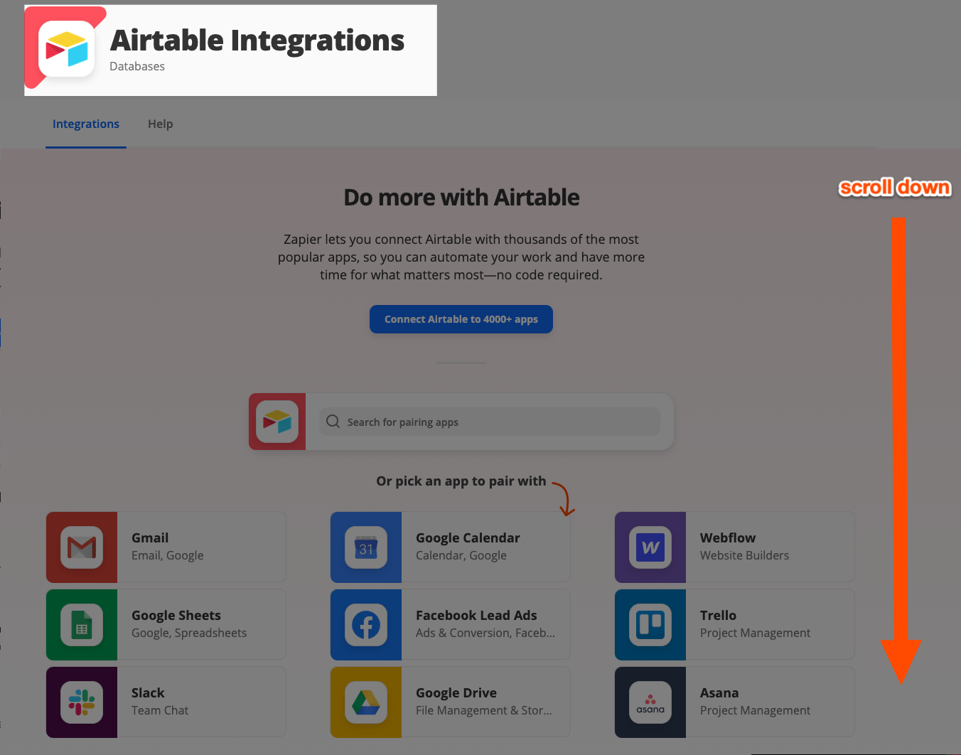 airtable triggers in zapier