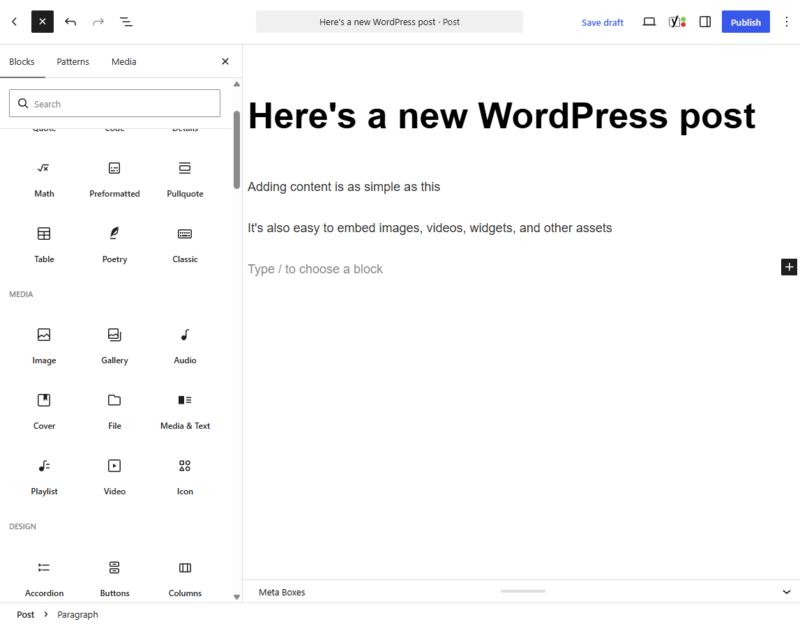 Editing on the site in Webflow