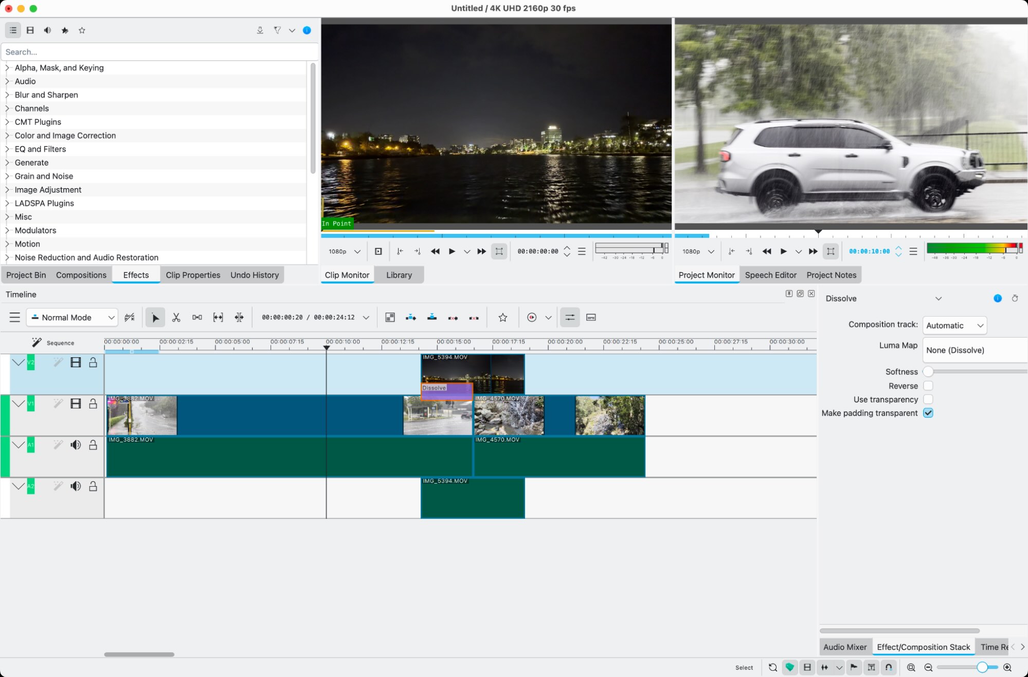 Kdenlive, our pick for the best free and open-source multiplatform video editor