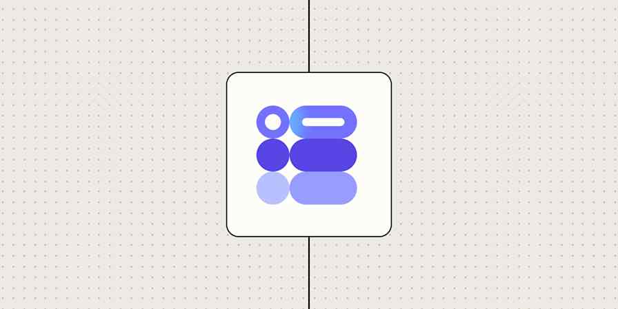Google Forms icon against a beige dotted background.