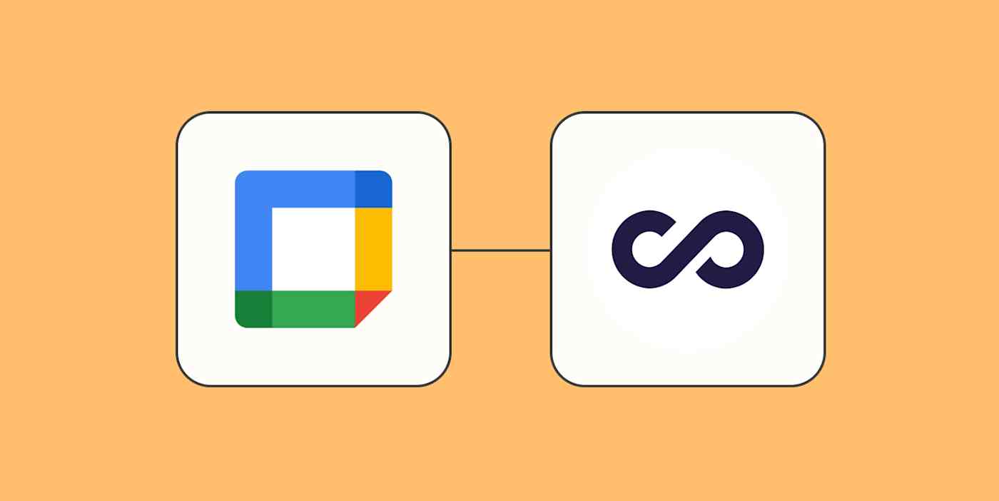 Hero of Google Calendar and Connecteam app logos.