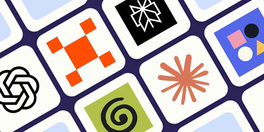 Hero image with the logos of the best AI personal assistants