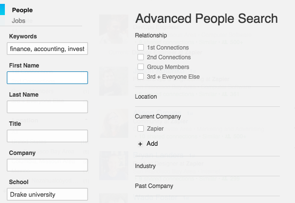 Find fellow alumni on LinkedIn