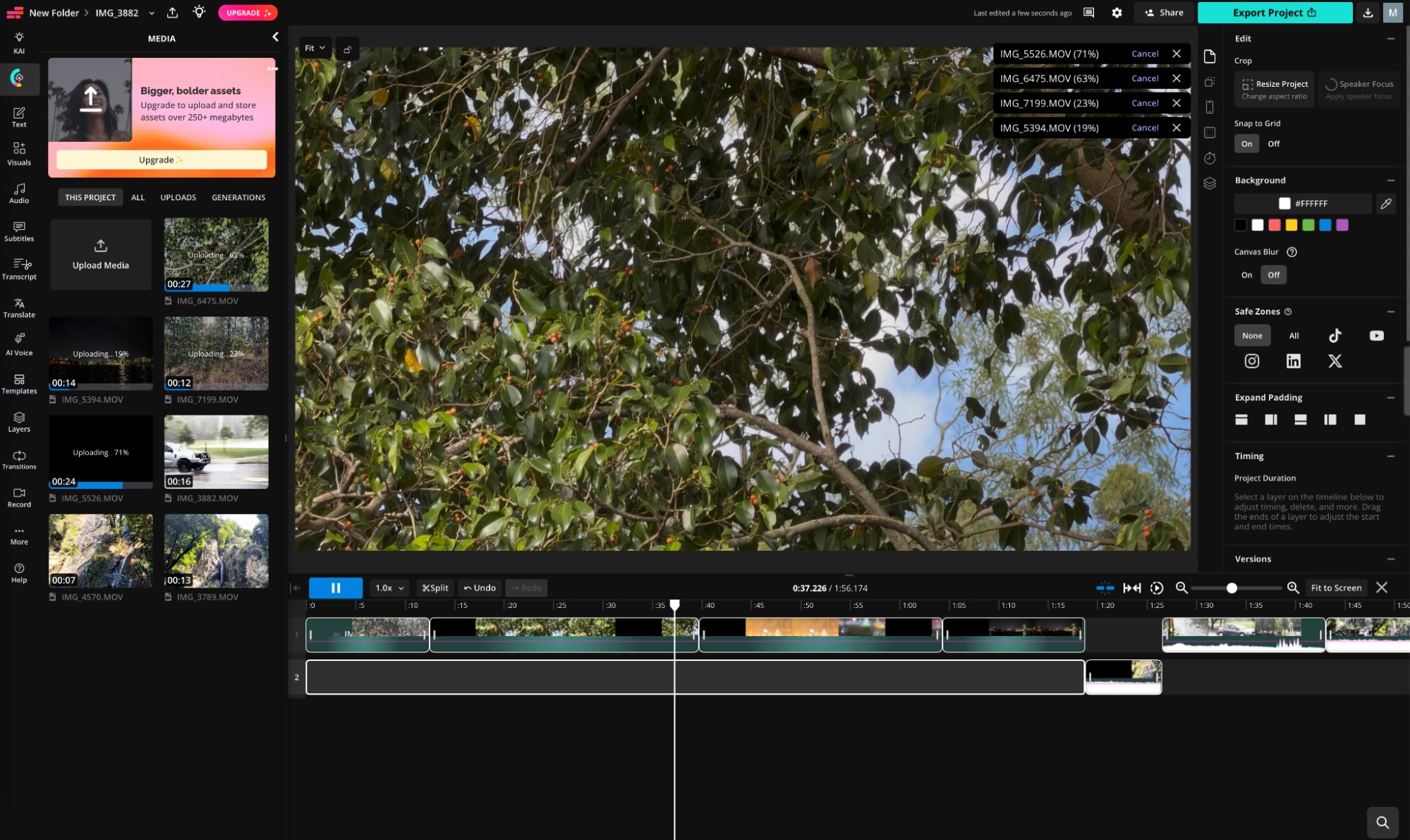 Kapwing, our pick for the best video editor for a full-featured web-based editor