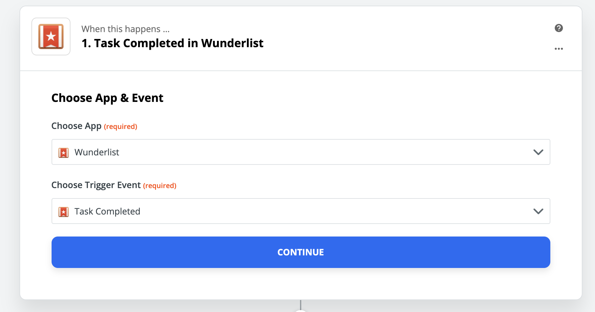 Wunderlist Zapier migration