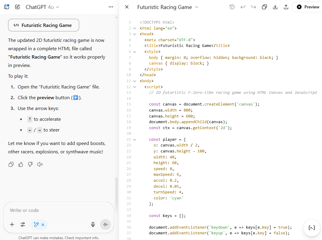 ChatGPT serving as a coding assistant