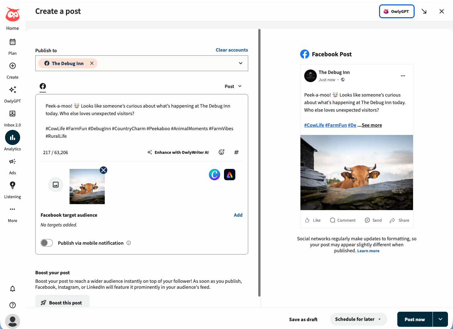 Hootsuite, our pick for the best social media management tool for a full-featured solution